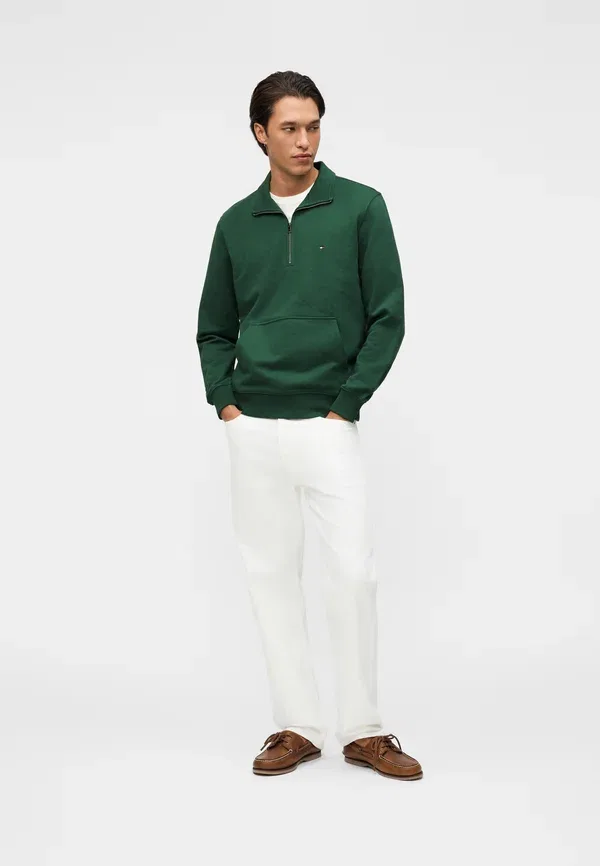 Толстовка Tommy Hilfiger Essential Zip Core, уличный зелёный — фото 2