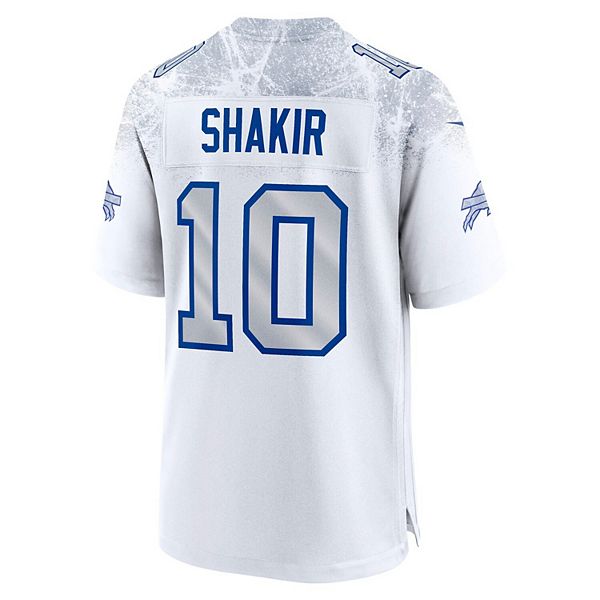 Мужская футболка Khalil Shakir Buffalo Bills белая из коллекции Rivalries 2025 Nike — фото 4