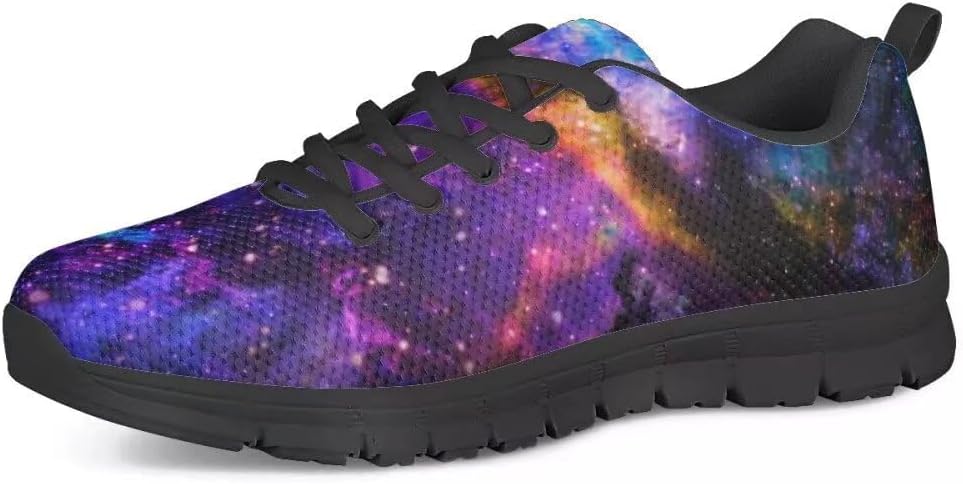 

Мужские кроссовки PinUp Angel с принтом «Крутая галактика», для прогулок и бега, повседневные, на шнуровке, из сетчатого материала, Galaxy Print E