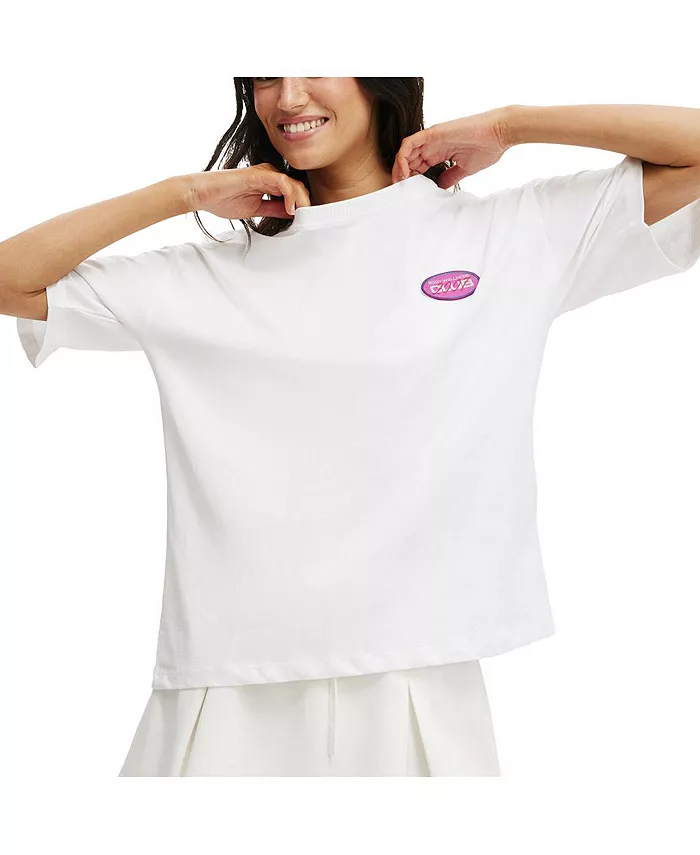 

Женская футболка с принтом Active COTTON ON, белый