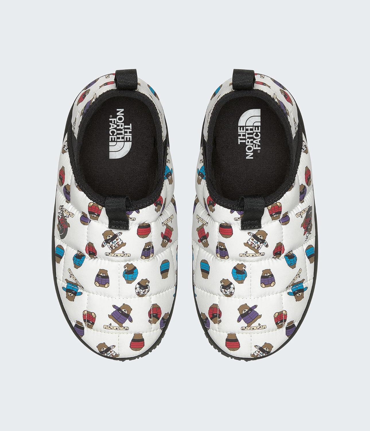 Зимние ботинки The North FACE Unisex-Child Thermoball Traction Mule II, Утепленные и водоотталкивающие тапочки, черный — фото 3