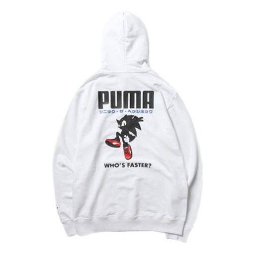 

Толстовка men's x sonic crossover white Puma, белый