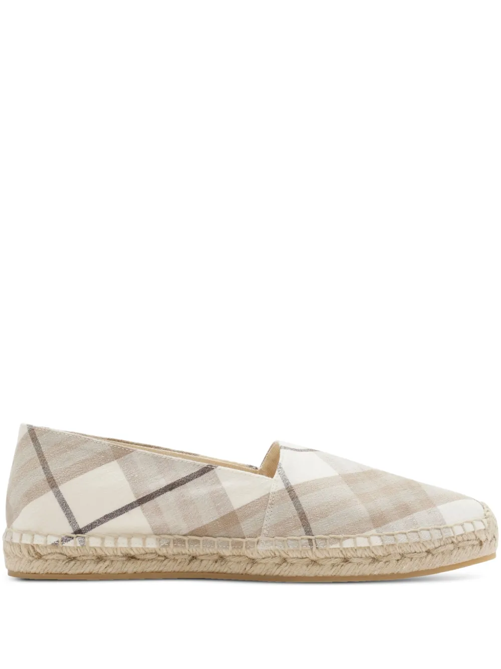 Эспадрильи Check Mews BURBERRY, нейтральный