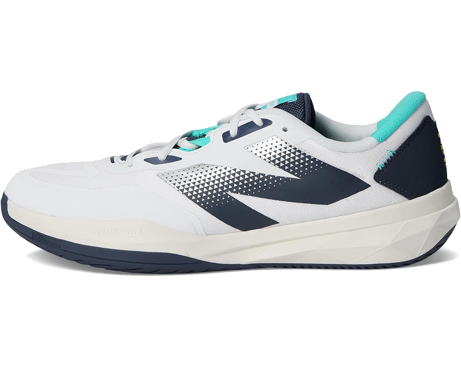 Кроссовки New Balance FuelCell 796V4, цвет White/Nb Navy/Cyber Jade — фото 4
