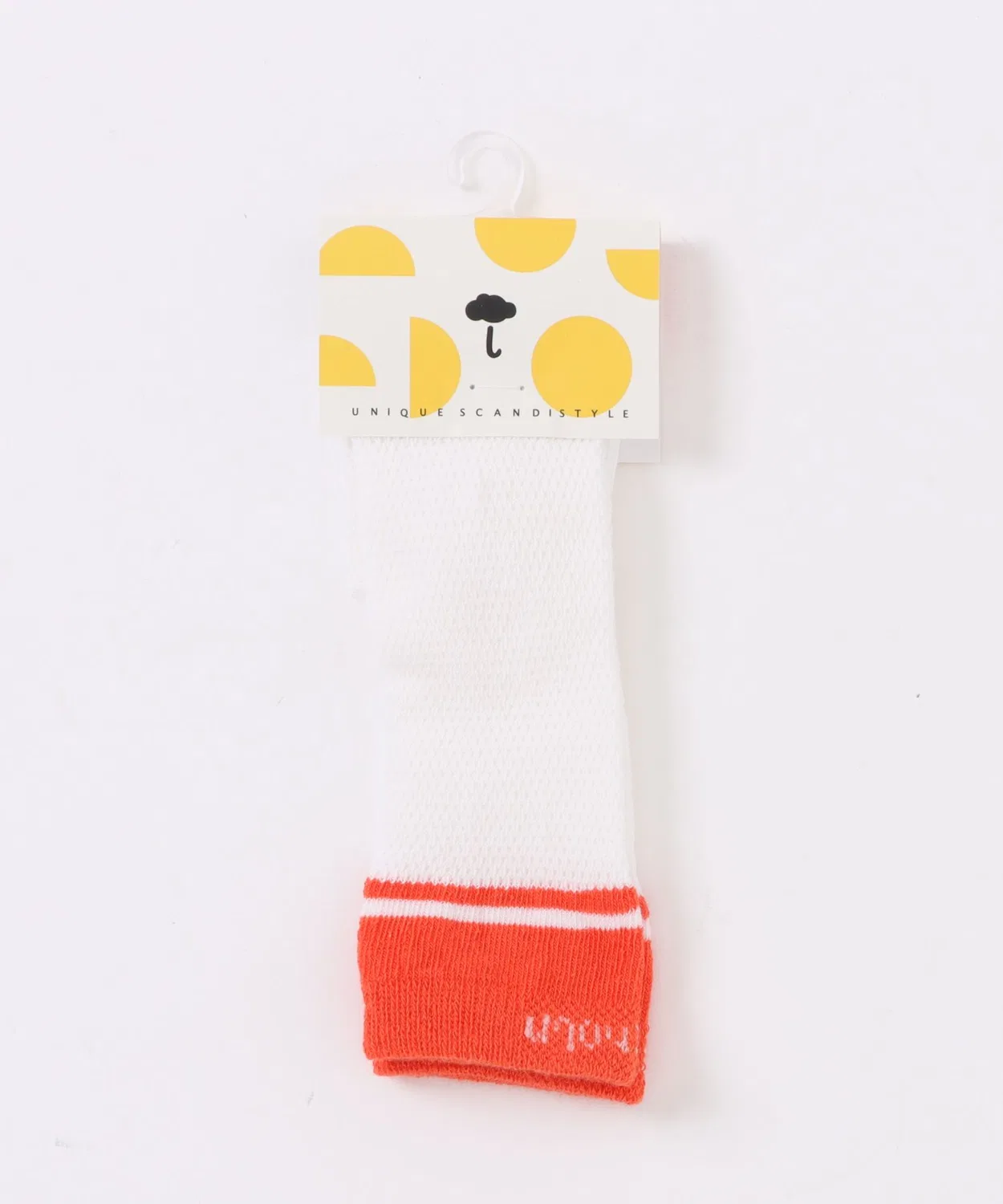 Носки длинные Red Line Mesh, moimoln, детские, красные