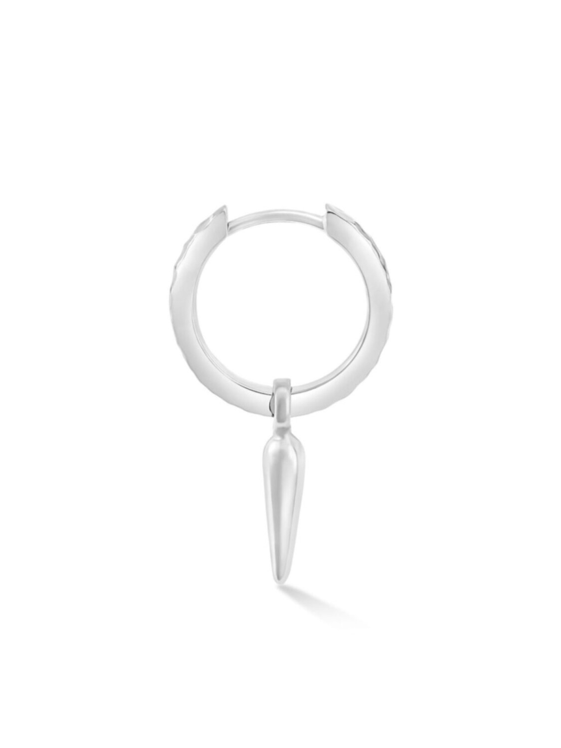 

Серьга-кольцо Raindrop DOWER AND HALL, серебряный