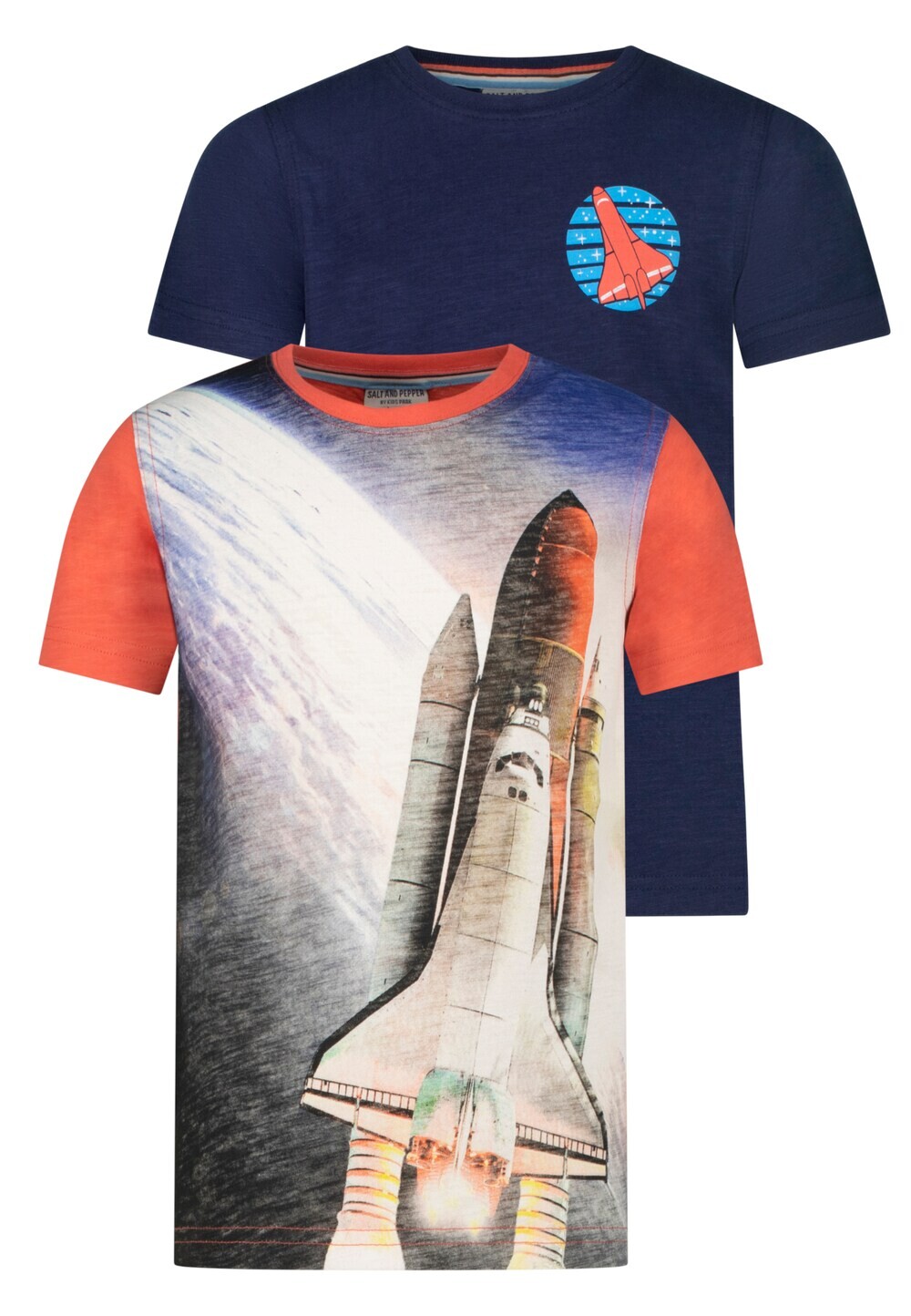 

Футболка SALT AND PEPPER Space Shuttle, темно-синий/оранжевый