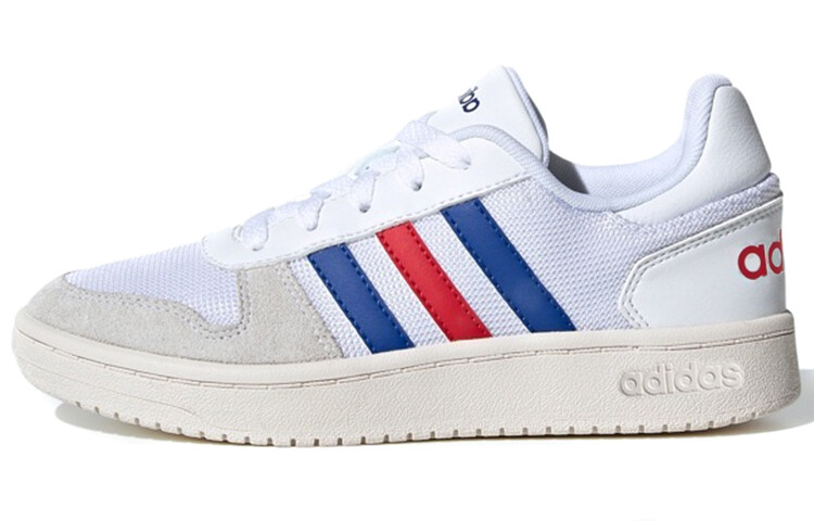 

Баскетбольные кроссовки Hoops 2.0 Kids, низкие, белые/синие/красные Adidas Neo