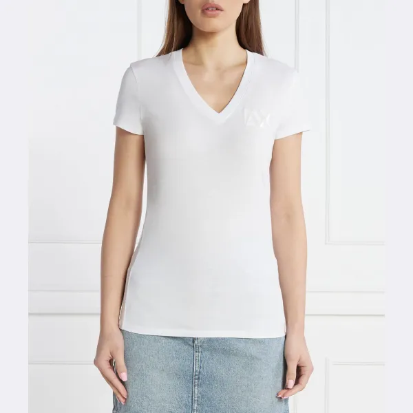 

Футболка стандартного кроя Armani Exchange, белый