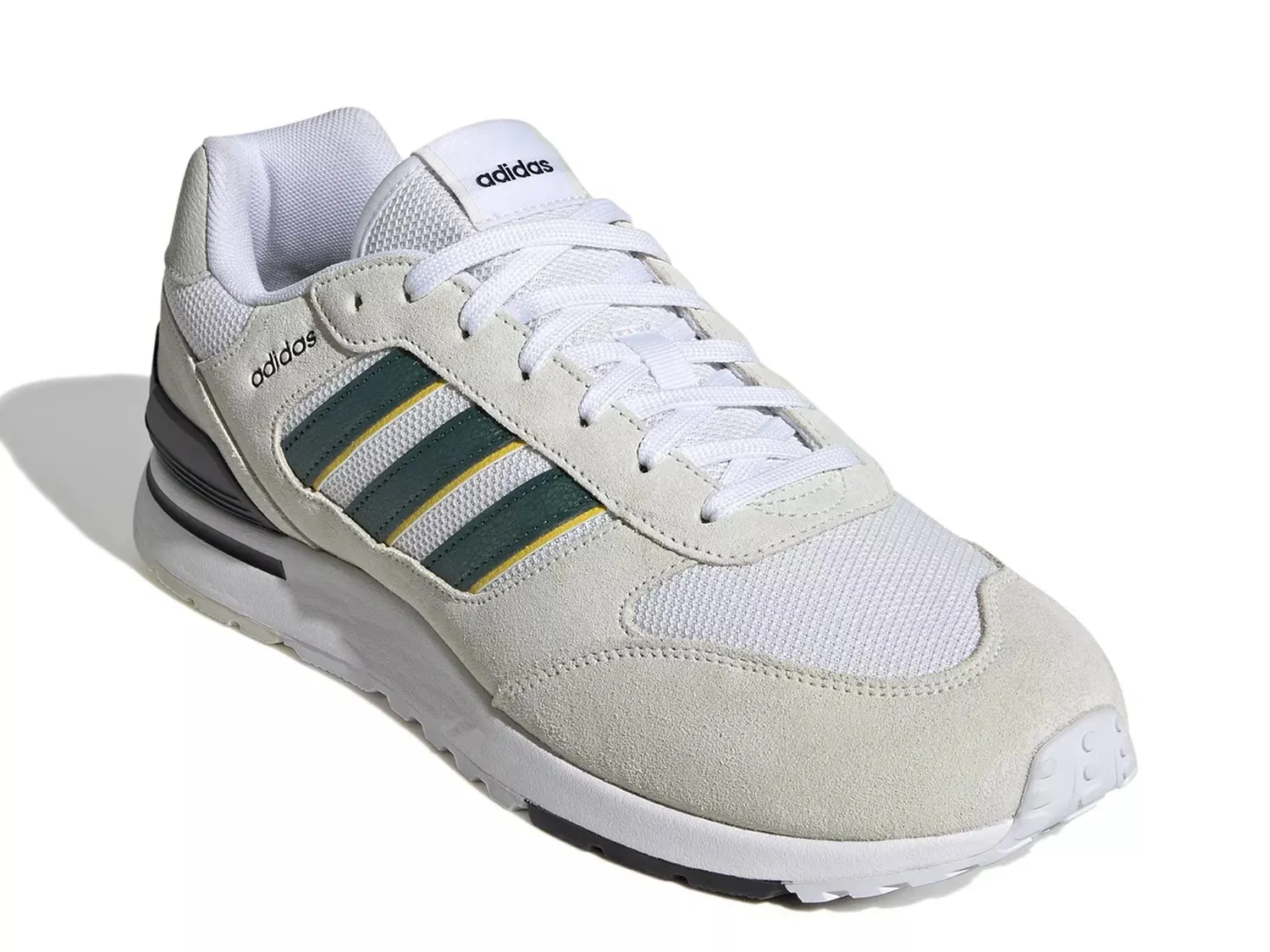 

Кроссовки Adidas Run '80s — мужские, цвет слоновой кости/зеленый