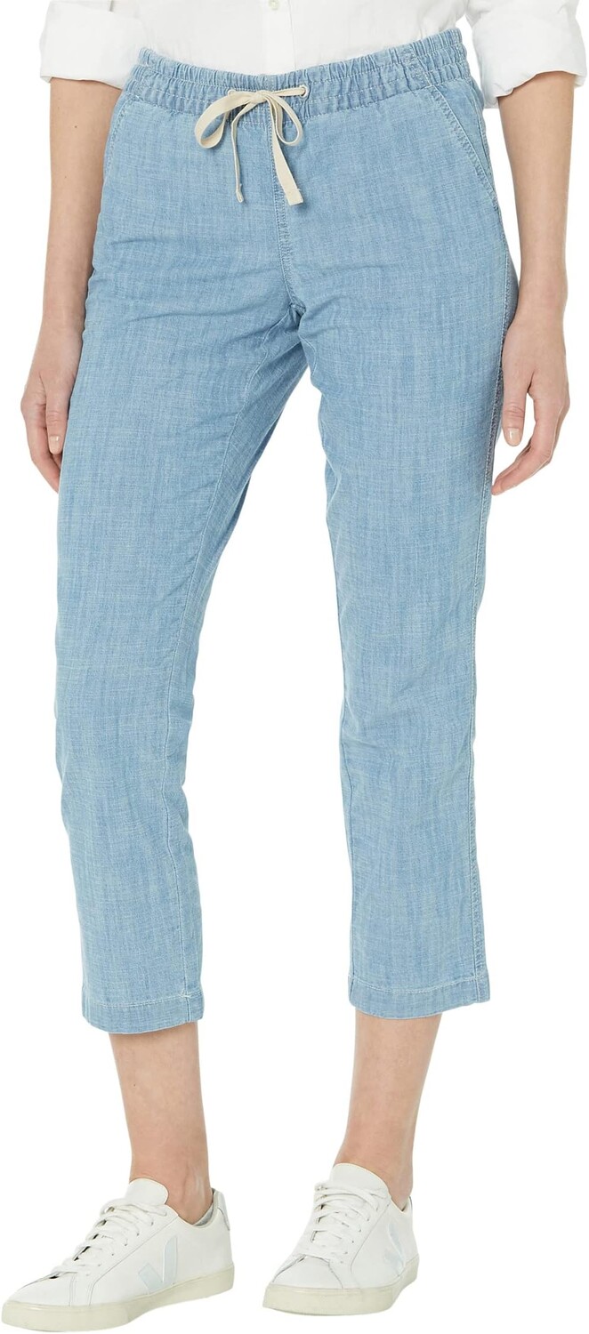 

Промытые чиносы без шнурков из шамбре до щиколотки L.L.Bean, цвет Chambray
