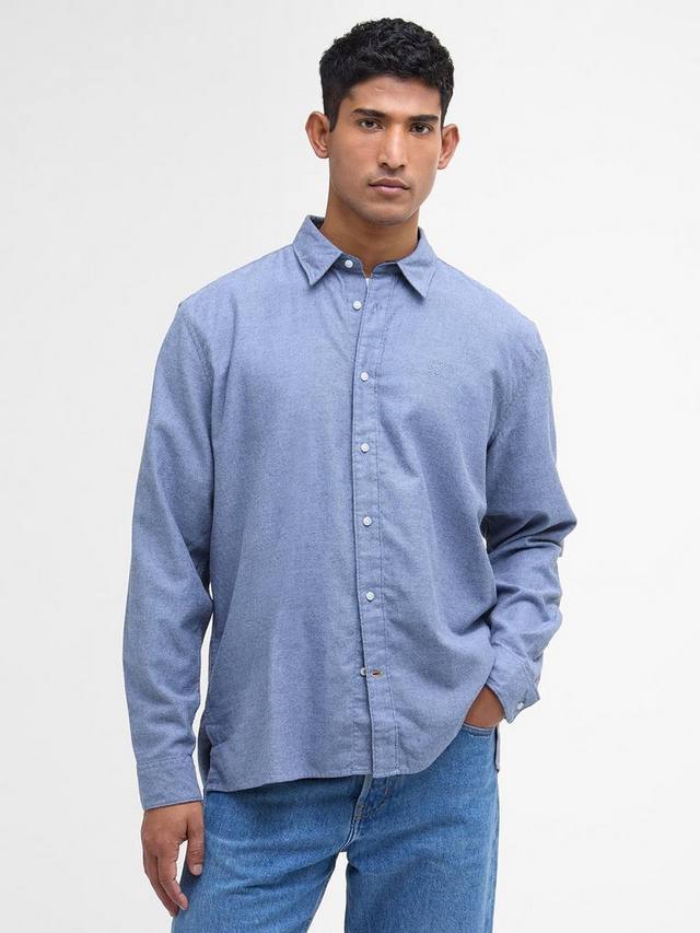 

Расслабленная длинная рубашка Sealane Barbour, Sky