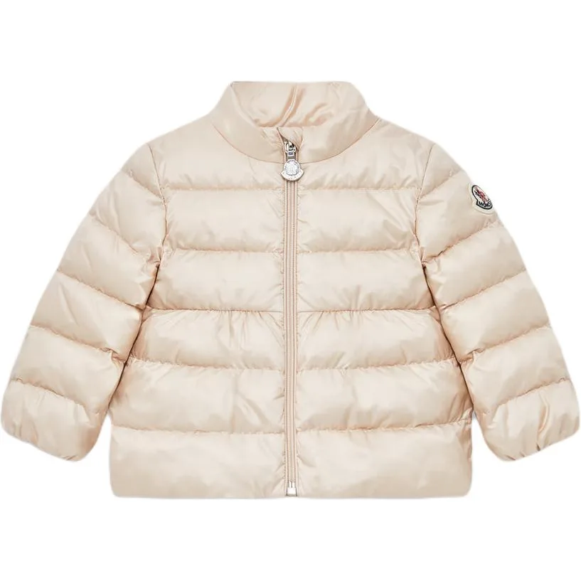 Moncler Пуховик бежевый для малышей