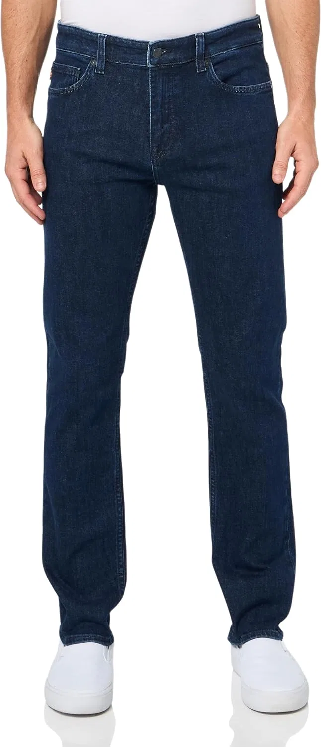 Джинсы slim fit BOSS, темно-синий