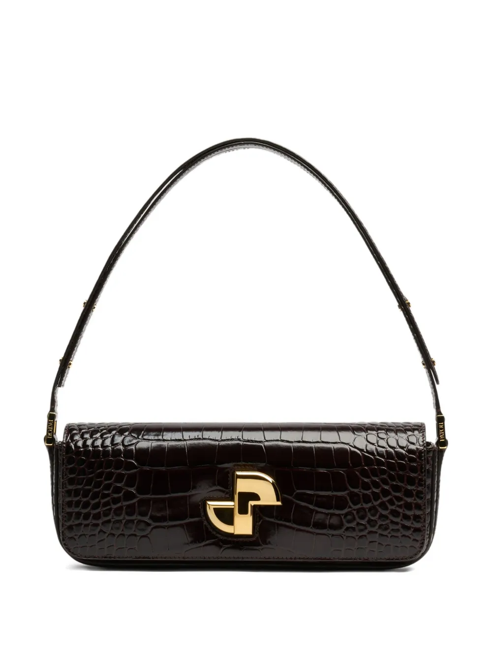 

Сумка на плечо Le Lock с узором PATOU, коричневый