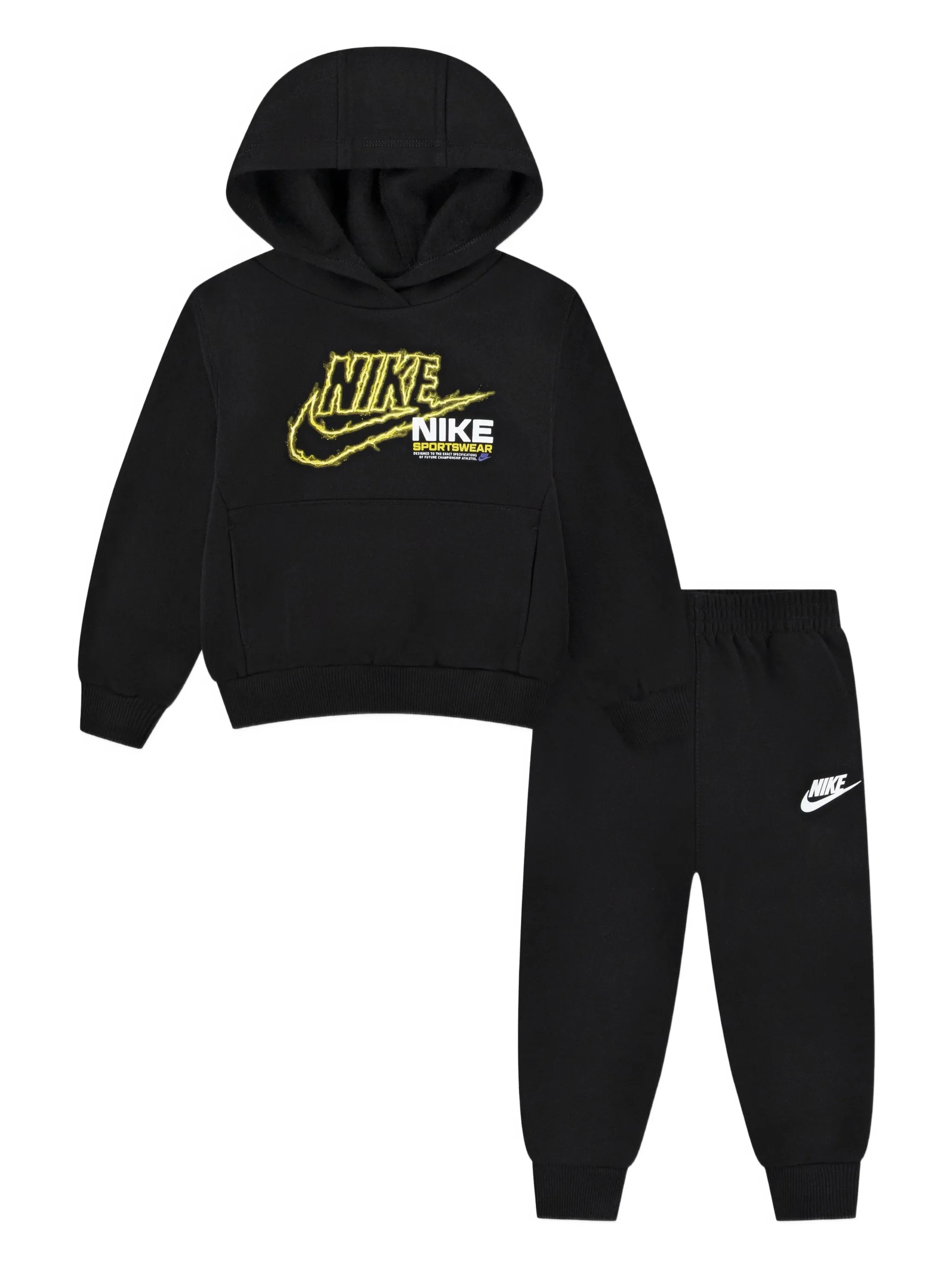 

Спортивный костюм с логотипом Nike Kids, черный