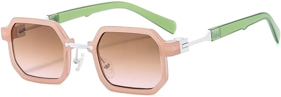 

Женские солнцезащитные очки в стиле панк, двухцветные, с защитой от УФ-излучения UV400; мужские солнцезащитные очки с градиентным покрытием LANGSER, Pink Tea Pink