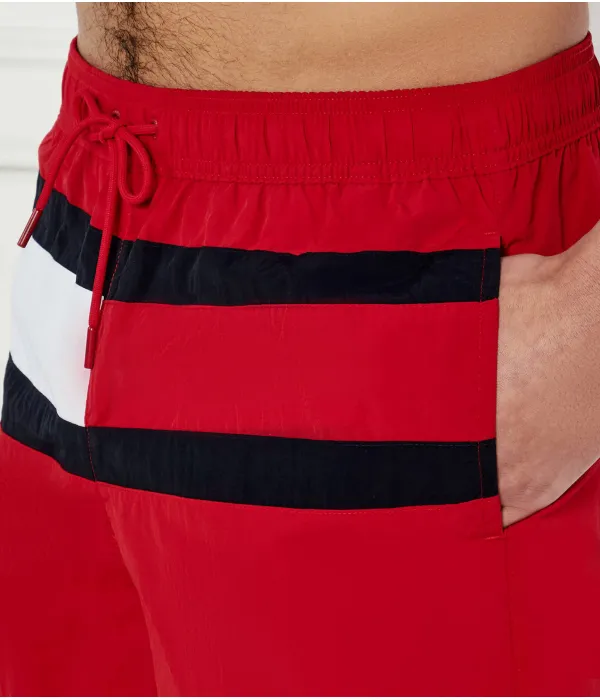 Пляжные шорты Regular fit Tommy Hilfiger Swimwear, красный — фото 3