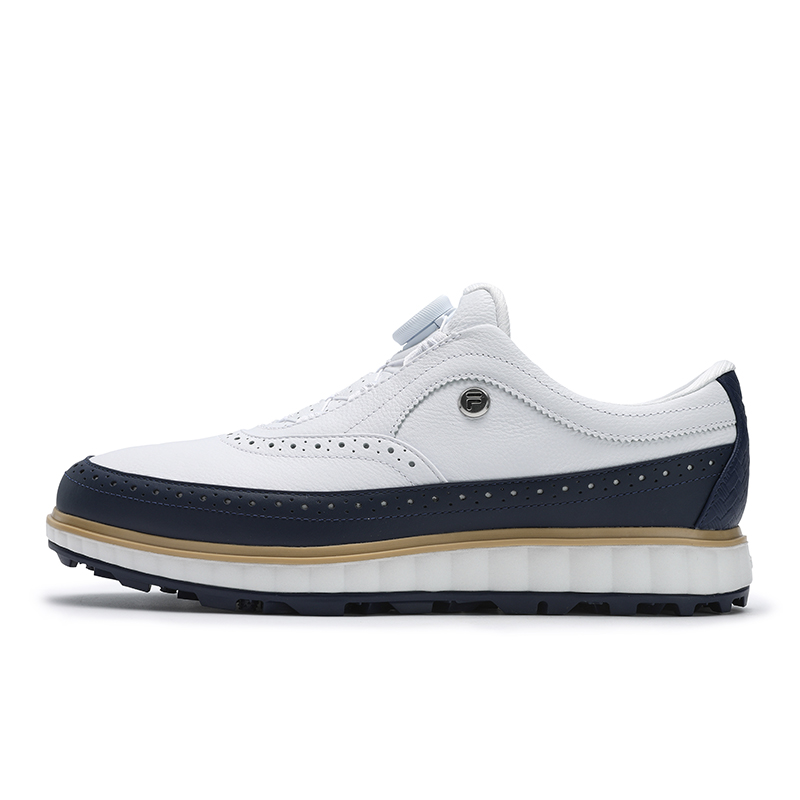 

FILA Кроссовки NOBLE с амортизацией, износостойкие, низкие, мужские, белые, праздничный синий
