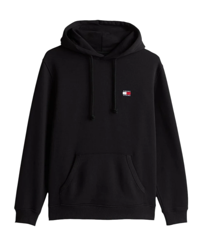 

Толстовка с маленьким флагом Tommy Jeans, черный
