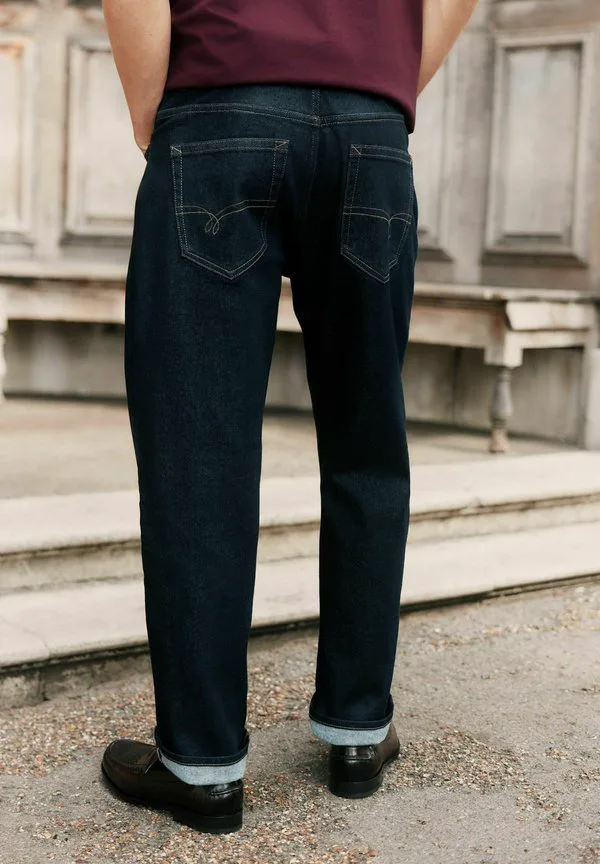 Фирменные мягкие джинсы прямого кроя Next, Blue Indigo Rinse — фото 2