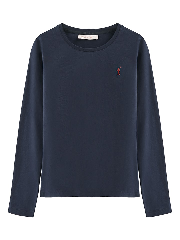 

Polo Club Футболка с длинными рукавами темно-синего цвета