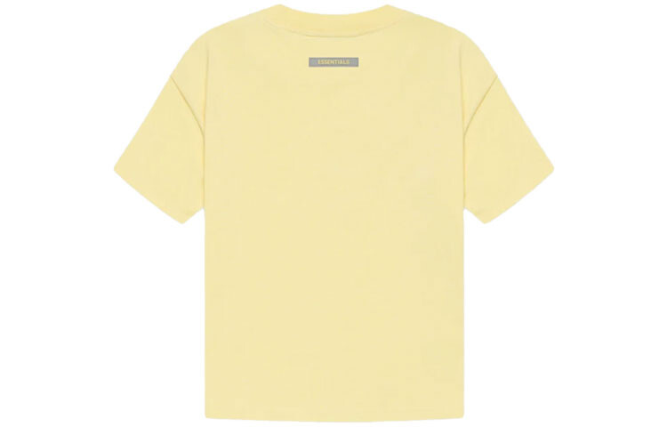 Детская футболка Fear Of God Essentials, цвет Lemon — фото 2