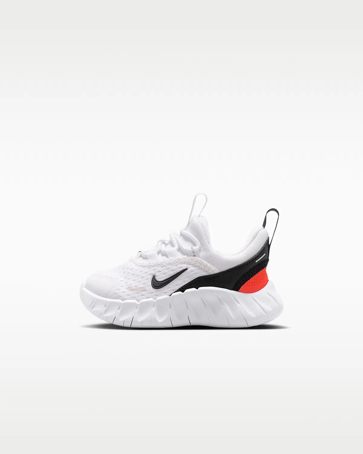 Детские кроссовки Nike Free Ride, White/Safety Orange/Black