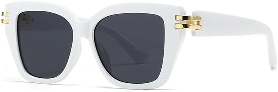 

Большие классические солнцезащитные очки для женщин, роскошные винтажные модные солнцезащитные очки для женщин, ретро-очки, защита от ультрафиолета UV400 HVTVTLA, C4whitegray