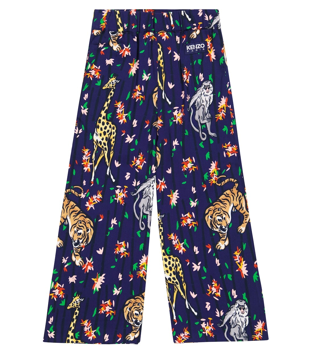 

Брюки с принтом Kenzo, разноцветный