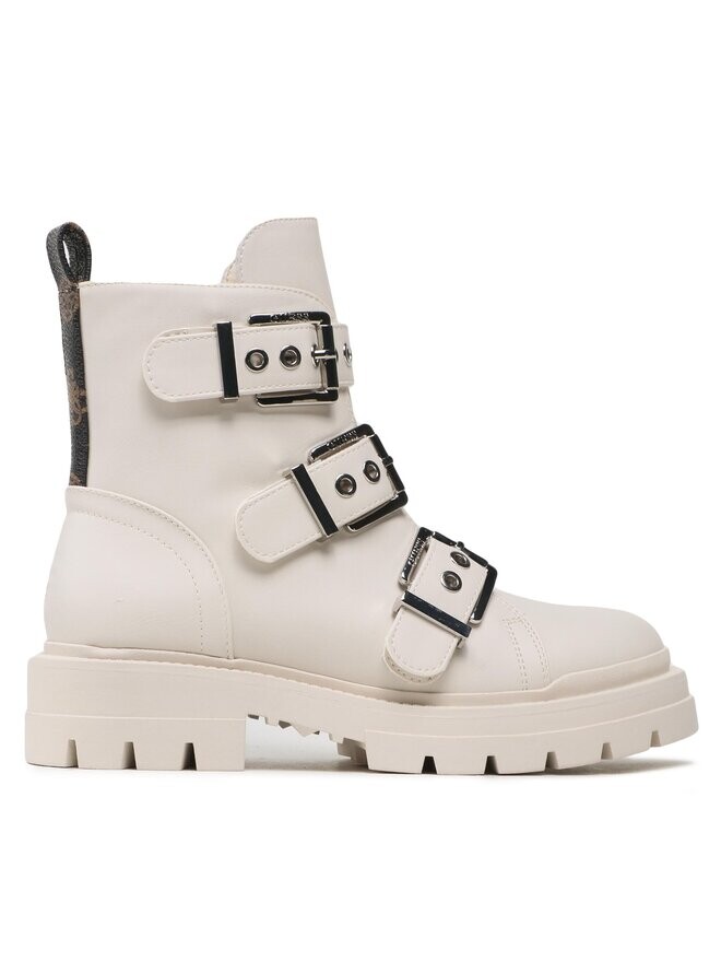 

Ботинки на плоской подошве FL7OBI Guess, экрю