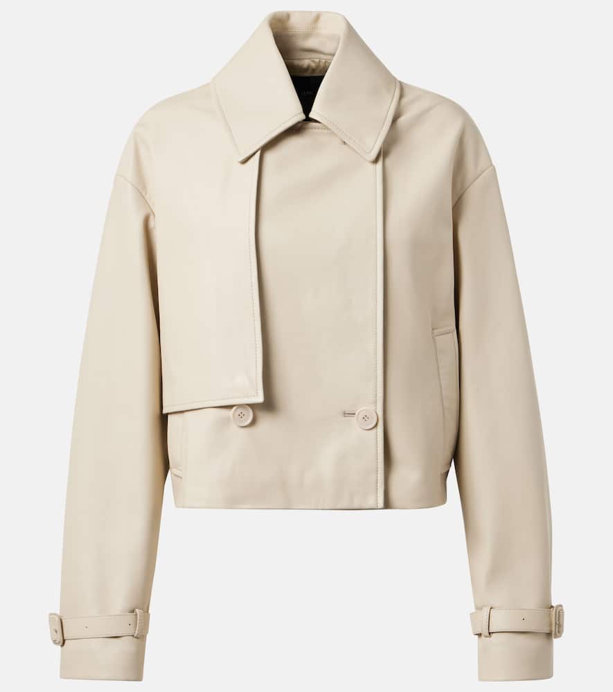 

Короткая кожаная куртка Joseph, Affogato