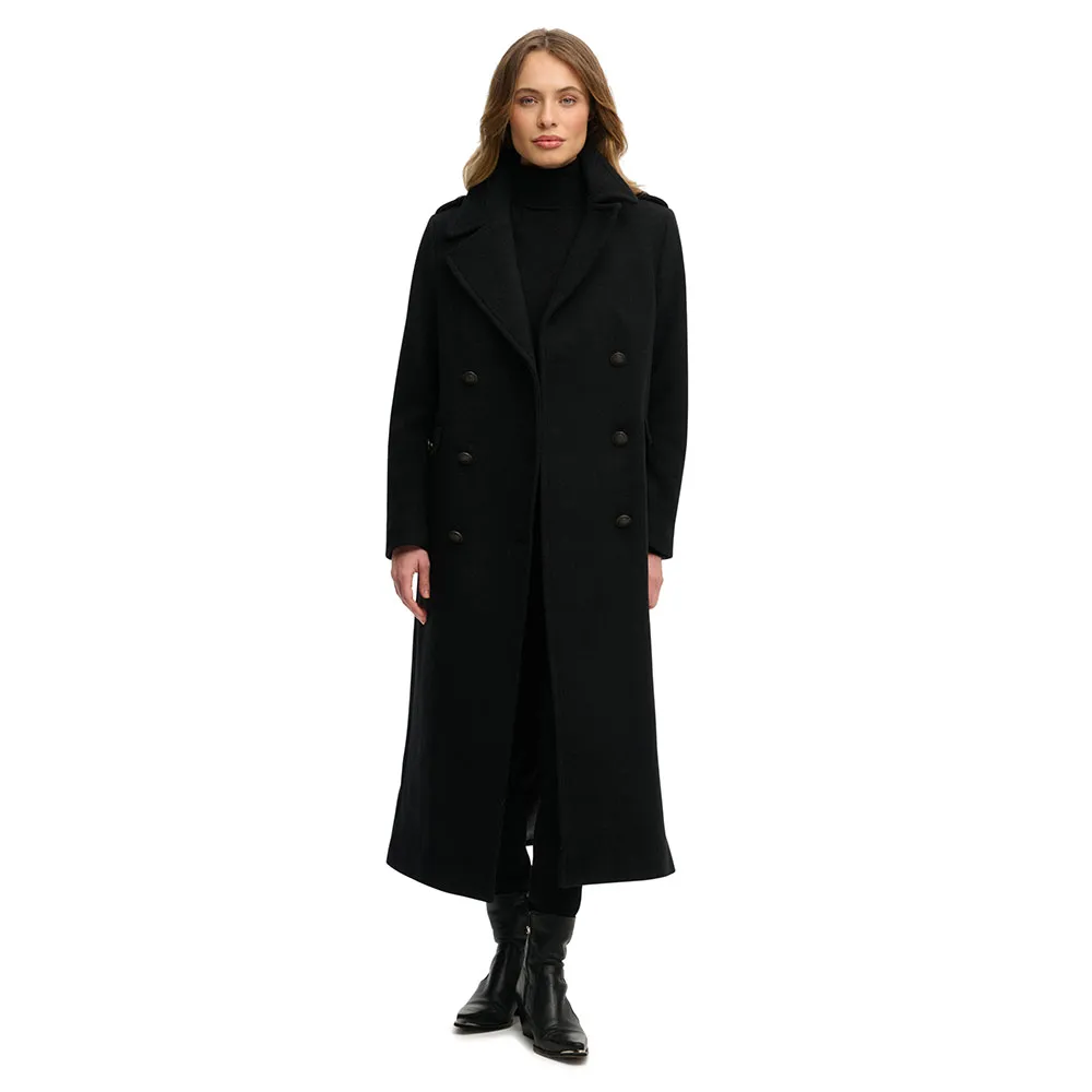 

Куртка Superdry Double Breasted Wool, черный