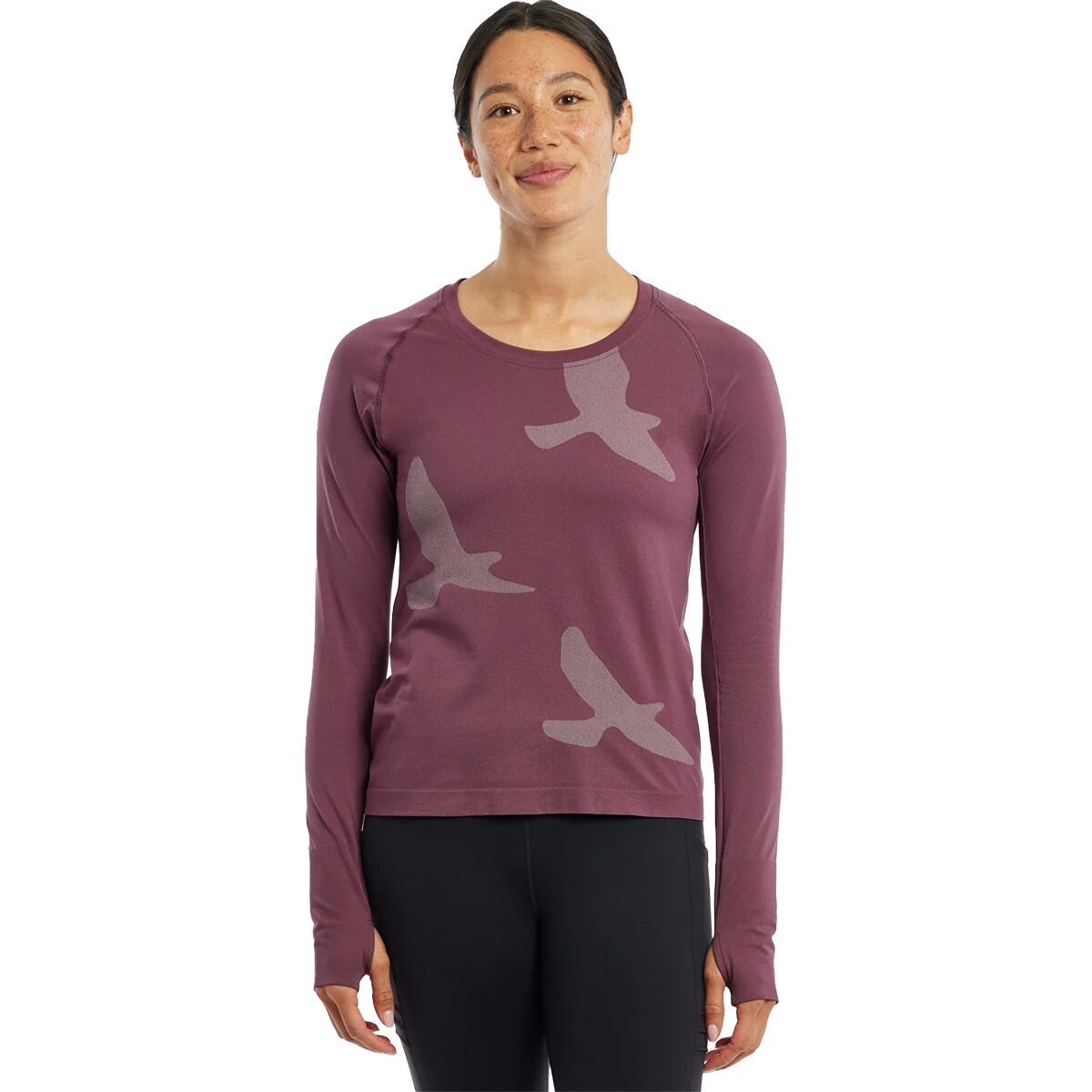 

Длинный топ с рукавами Altitude Oiselle, цвет dusk
