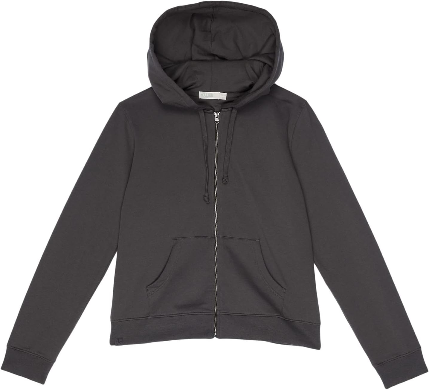 

Худи Barefoot Dreams CozyChic MC Fleece Cot/Span Zip Hoodie, цвет Carbon