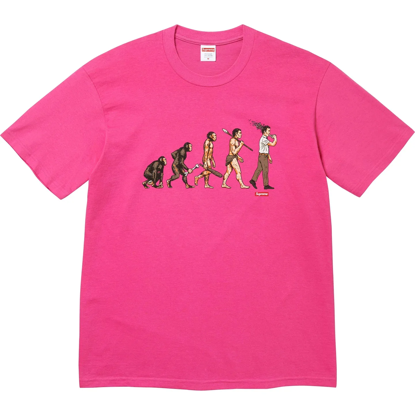 Футболка Evolution Tee Unisex Supreme, Fuchsia/Fuchsia