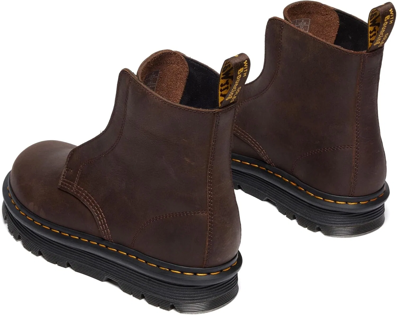 Ботинки Dr. Martens Zebzag Wyoming TG.36 EU 200 Wyoming 36 Laceless Dark Brown — фото 4