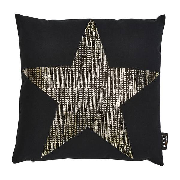 

Подушка twentyfour Stone Star цвет schwarz-gold