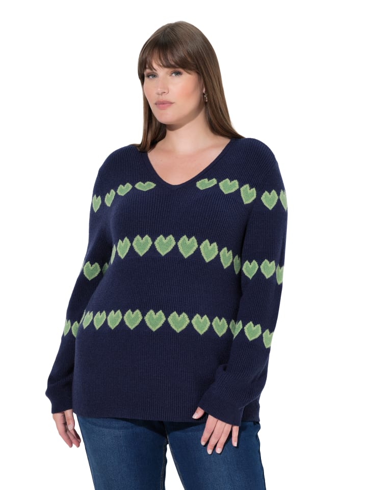 

Ulla Popken Свитер чернильно-синего цвета