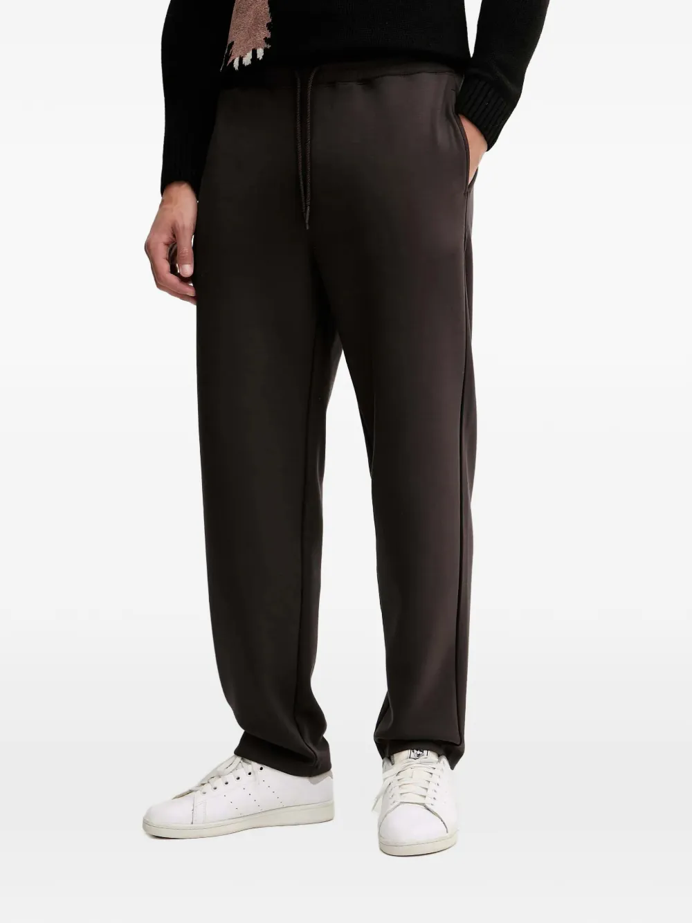 

Брюки с кулиской и логотипом Ea7 Emporio Armani, коричневый