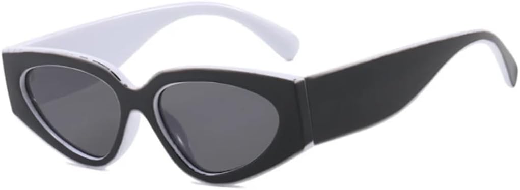 

Модные солнцезащитные очки «кошачий глаз» для женщин и мужчин, в винтажном панк-стиле, популярные очки с леопардовым принтом, солнцезащитные очки с защитой от УФ-излучения UV400 VRTRFFTR, Whiteblack-black