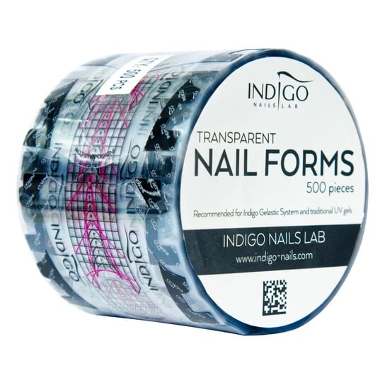 

Прозрачные формы для наращивания Indigo 500 шт.