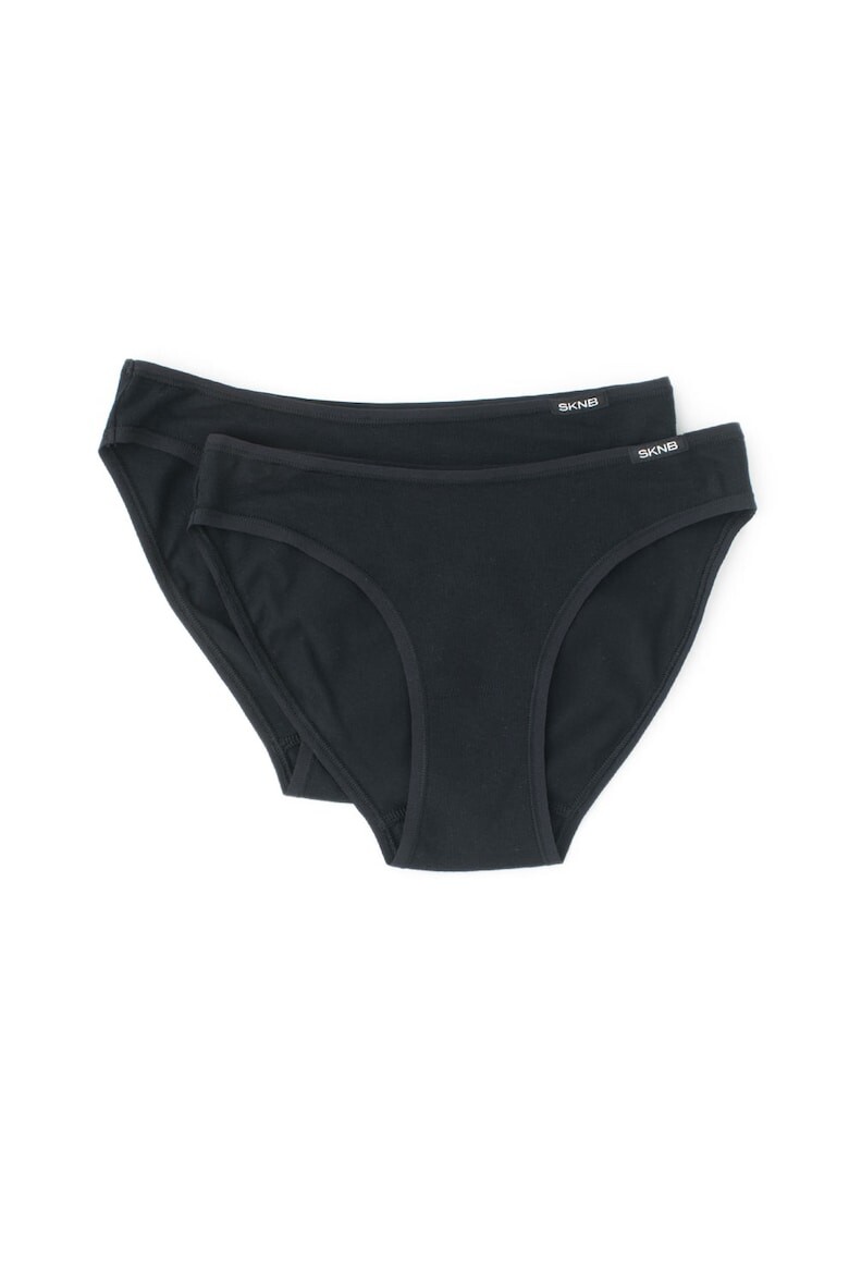 

Трусы с хлопком - 2 пары Skiny, черный