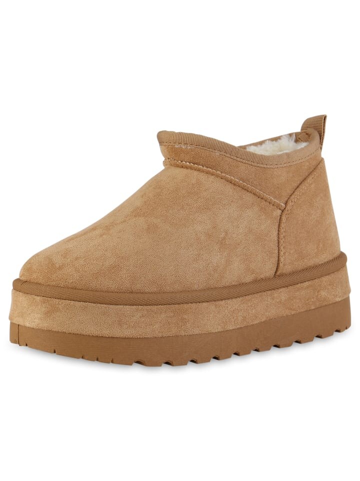 Ботильоны VAN HILL Winter Boots Aurora, светло-коричневый