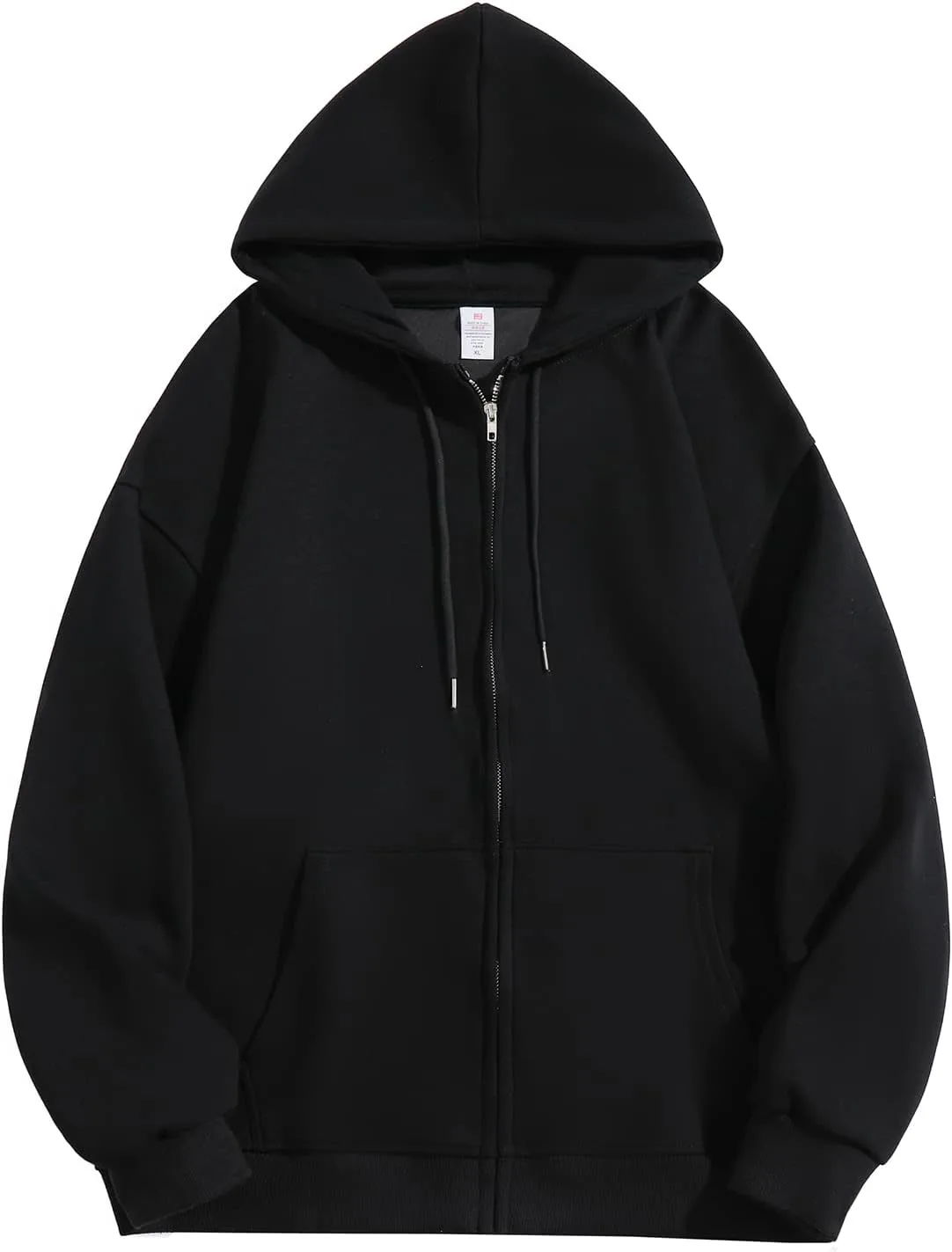 

Мужская худи с молнией Slim Fit, легкая, с карманом DOOCOOS