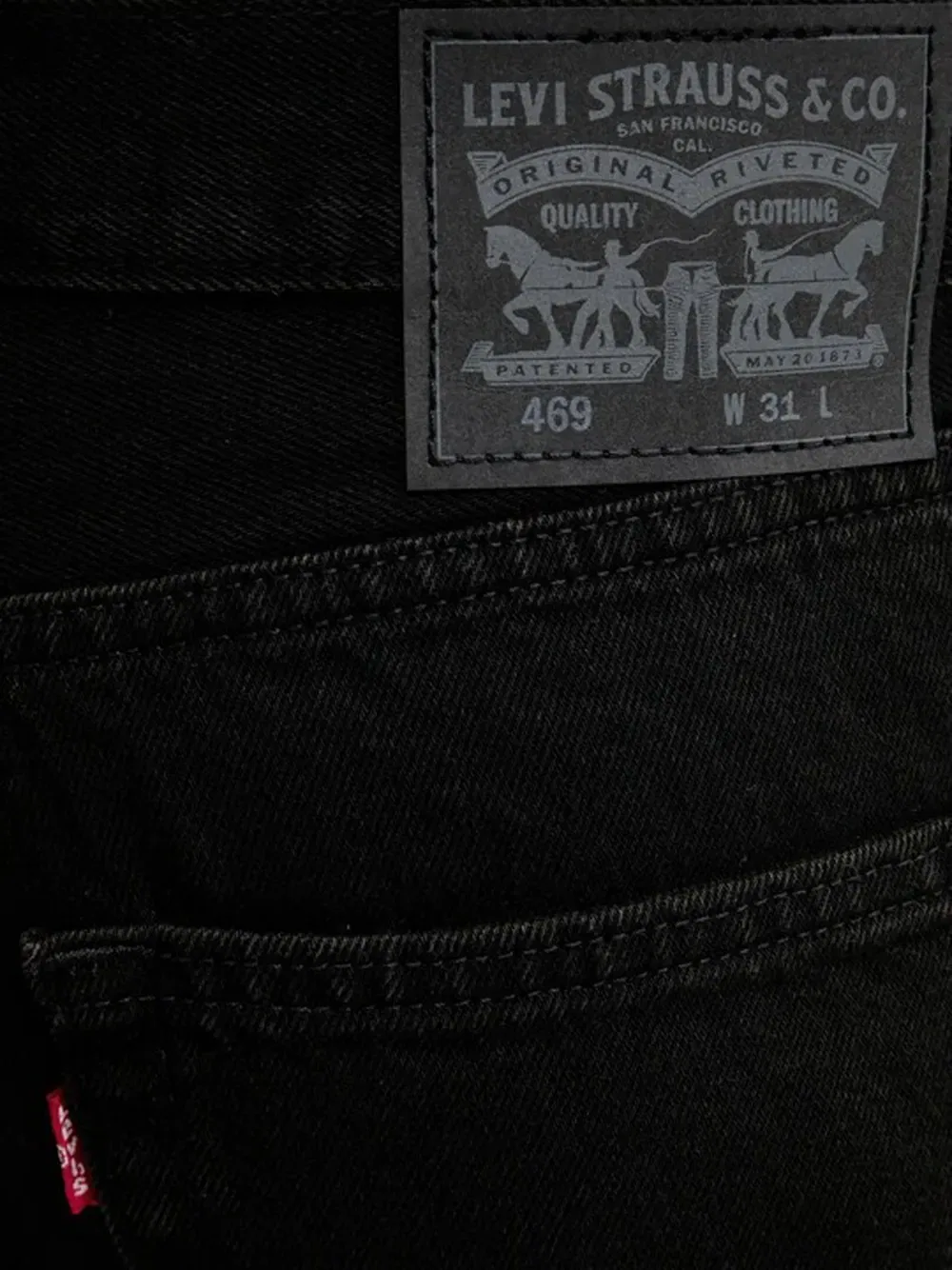 Шорты с нашивкой на спине Levi'S, черный — фото 4