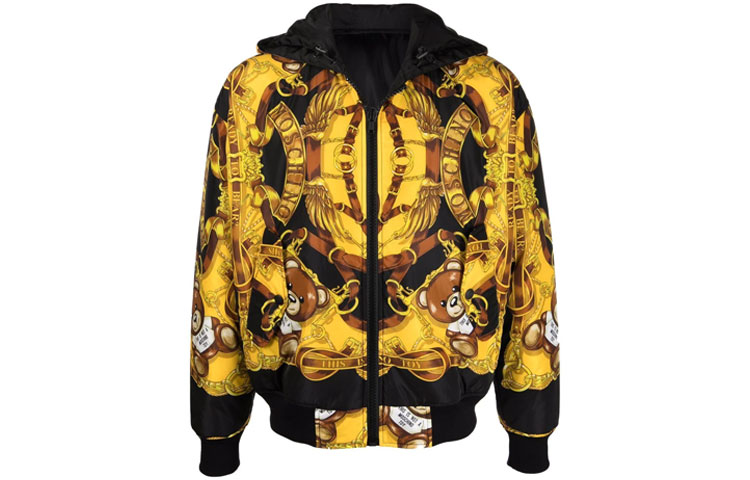 

Куртка мужская черная MOSCHINO, Черный, Куртка мужская черная MOSCHINO