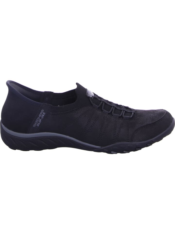 Низкие кроссовки Skechers Lowtop BREATHE EASY HOME BODY, цвет black/black — фото 3