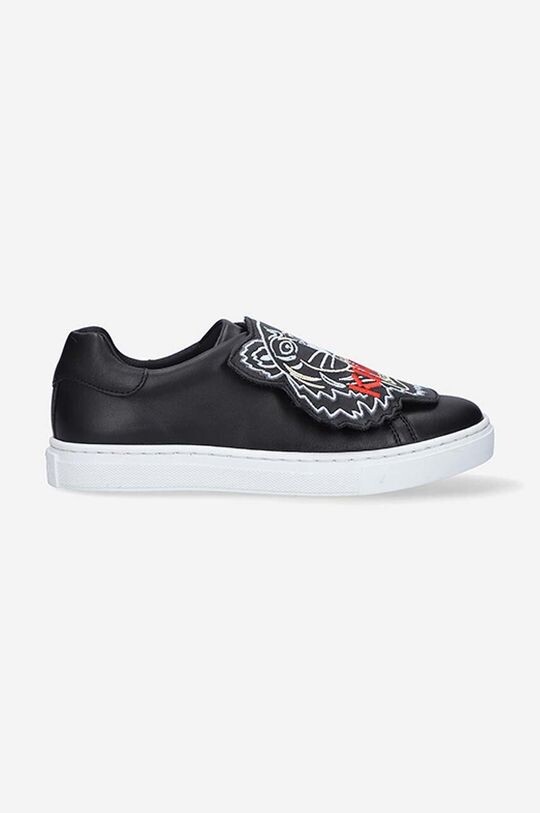 Детские кожаные детские кроссовки Kenzo Kids K59039 Kenzo kids, черный