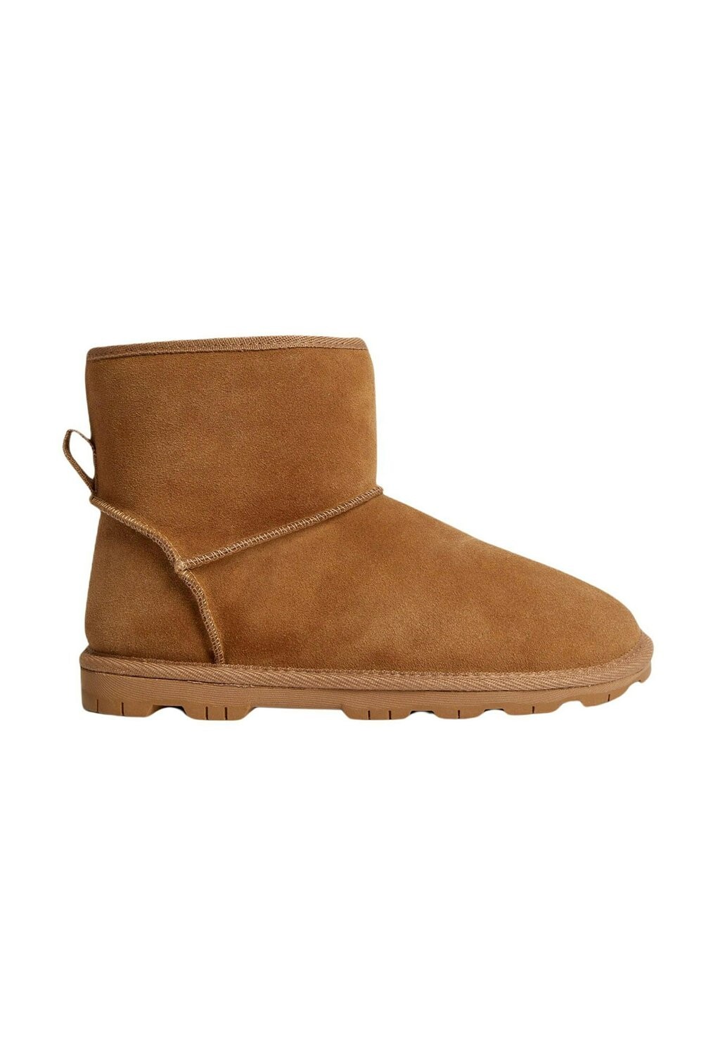 

Тапочки Suede Faux Fur Lined Slipper Boots Marks & Spencer, пестрый коричневый